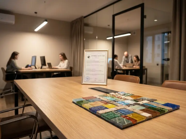 Сертификат на мозаику